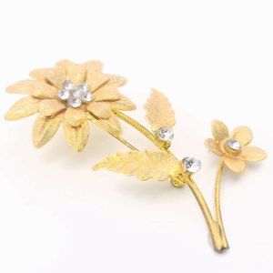 70s Jumbo Flower Brooch